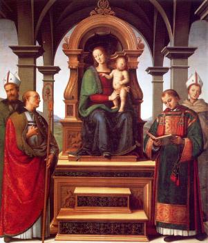 彼得羅 貝魯吉諾 The Virgin and Child with Saints